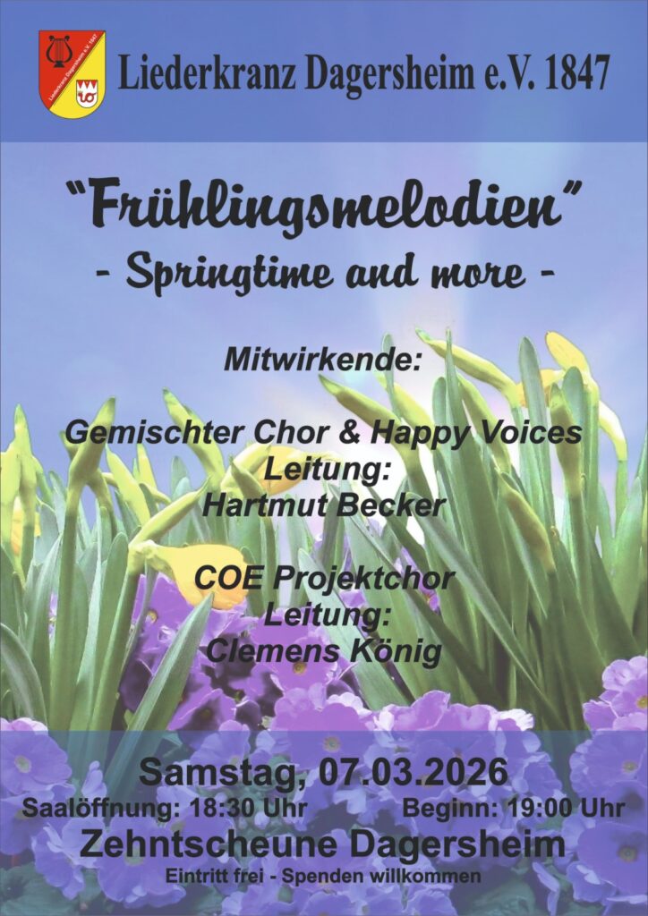 Frühlingsmelodien - LK Dagersheim