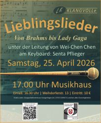 KLANGVOLLe Lieblingslieder - Von der Romantik bis zum Radio-Hit - GV LK Holzgerlingen